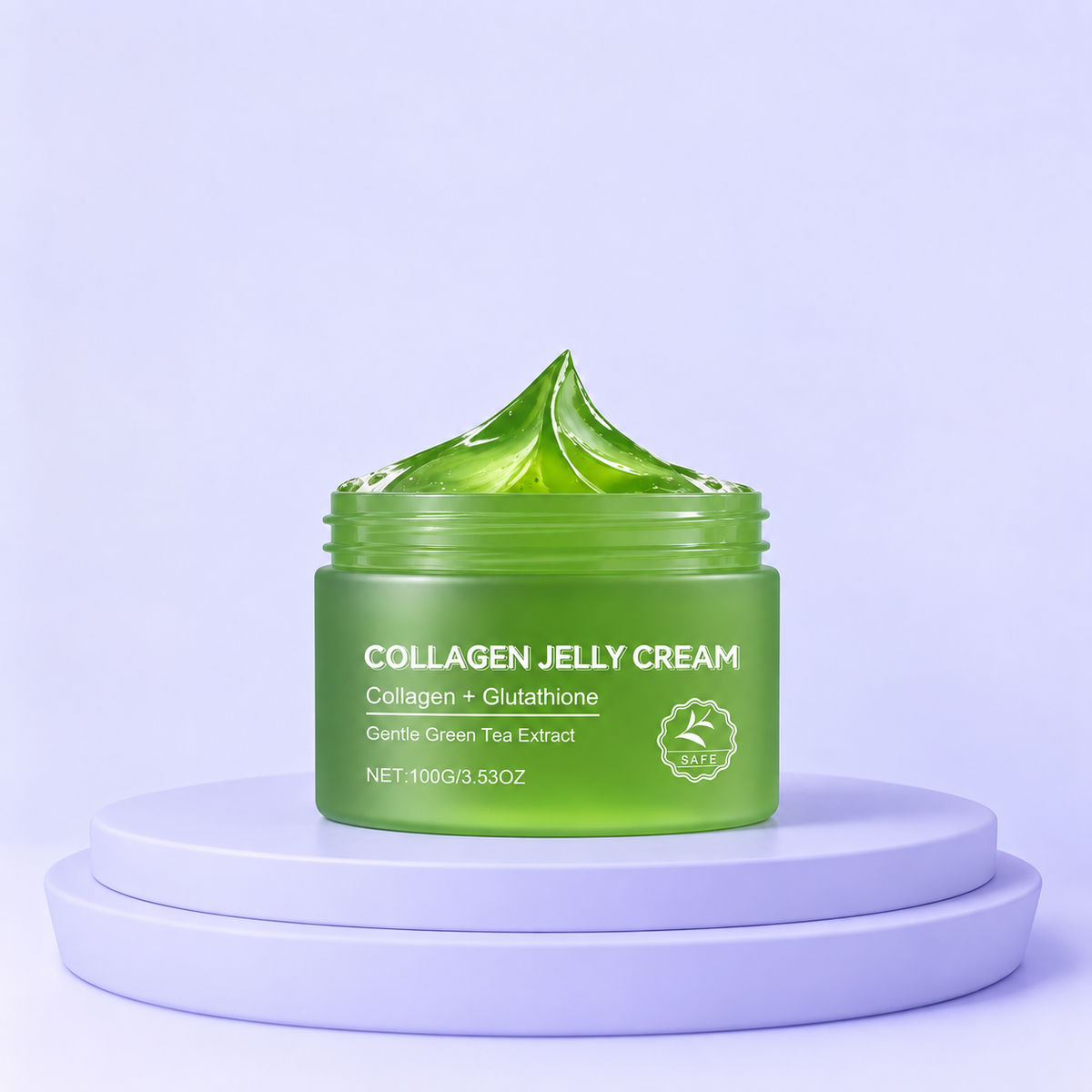 Green Tea Collagen Jelly Cream (Collagen + Glutathione)