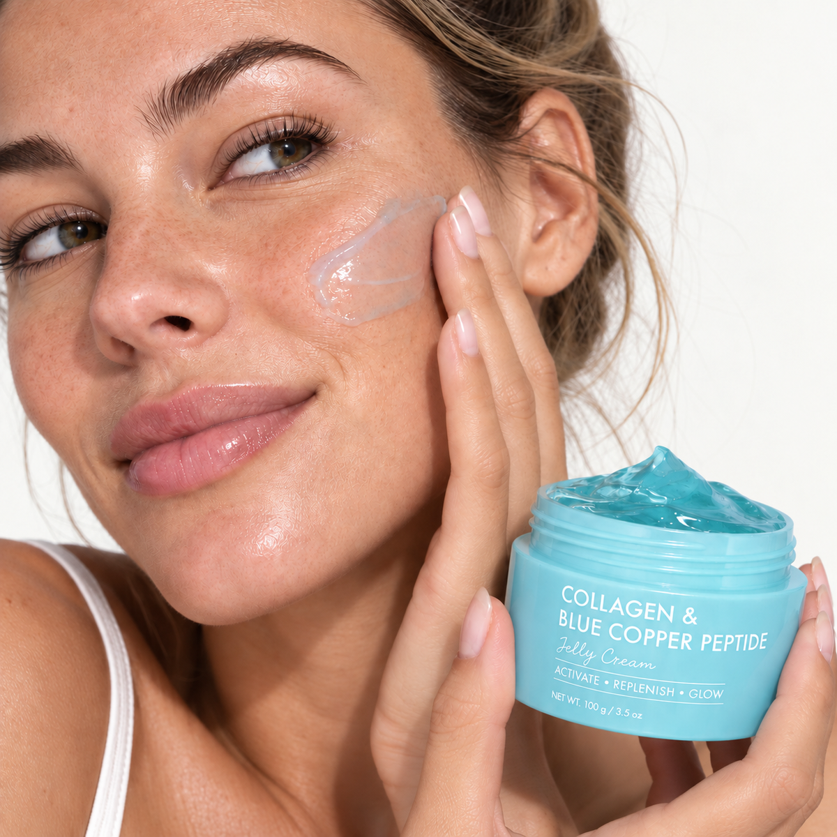Blue Copper Peptide Collagen Jelly Cream