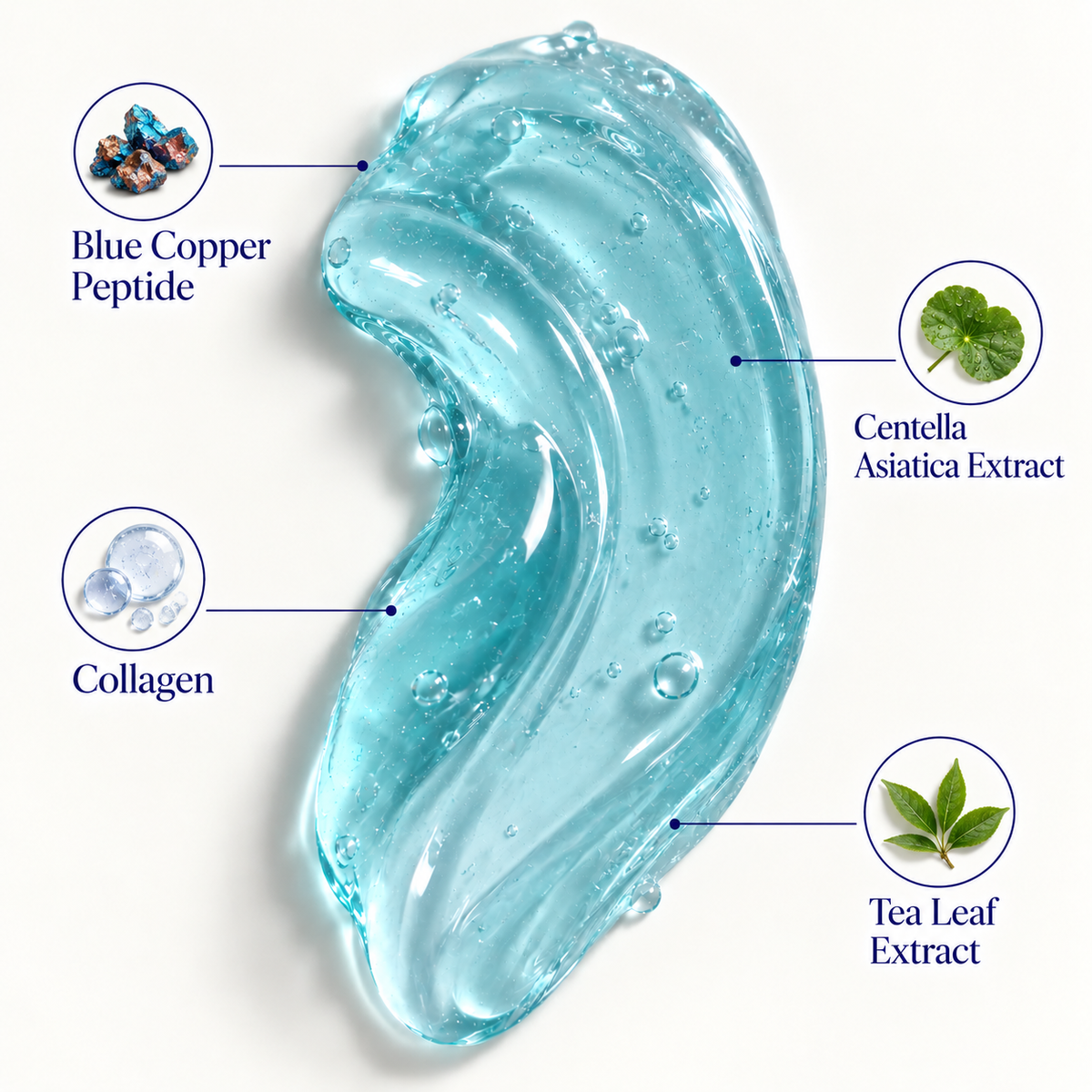 Blue Copper Peptide Collagen Jelly Cream