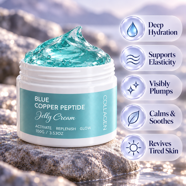 Blue Copper Peptide Collagen Jelly Cream