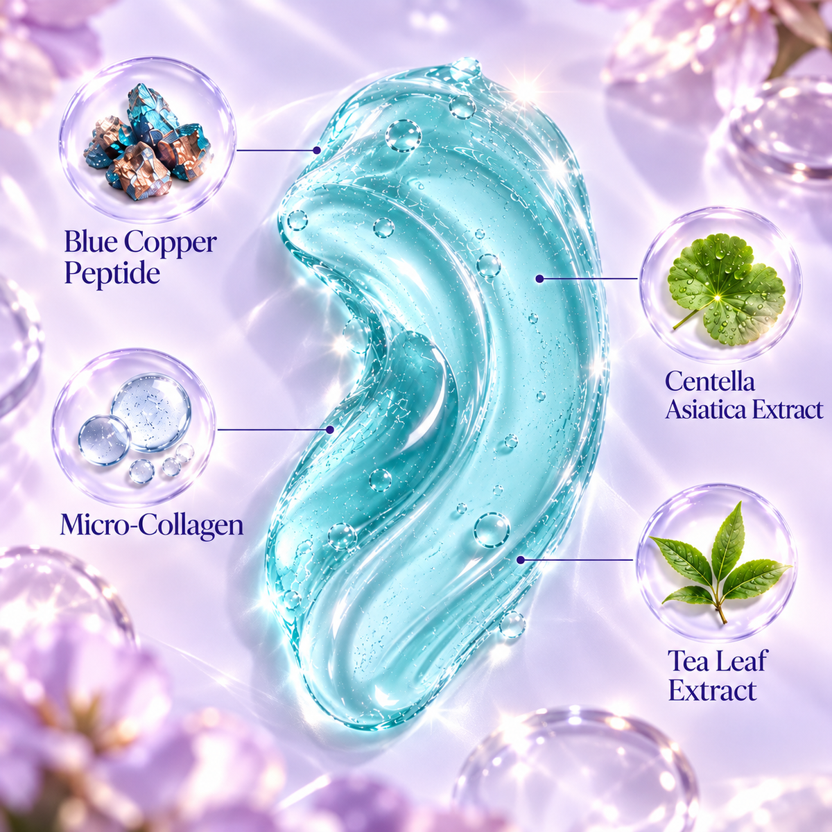 Blue Copper Peptide Collagen Jelly Cream