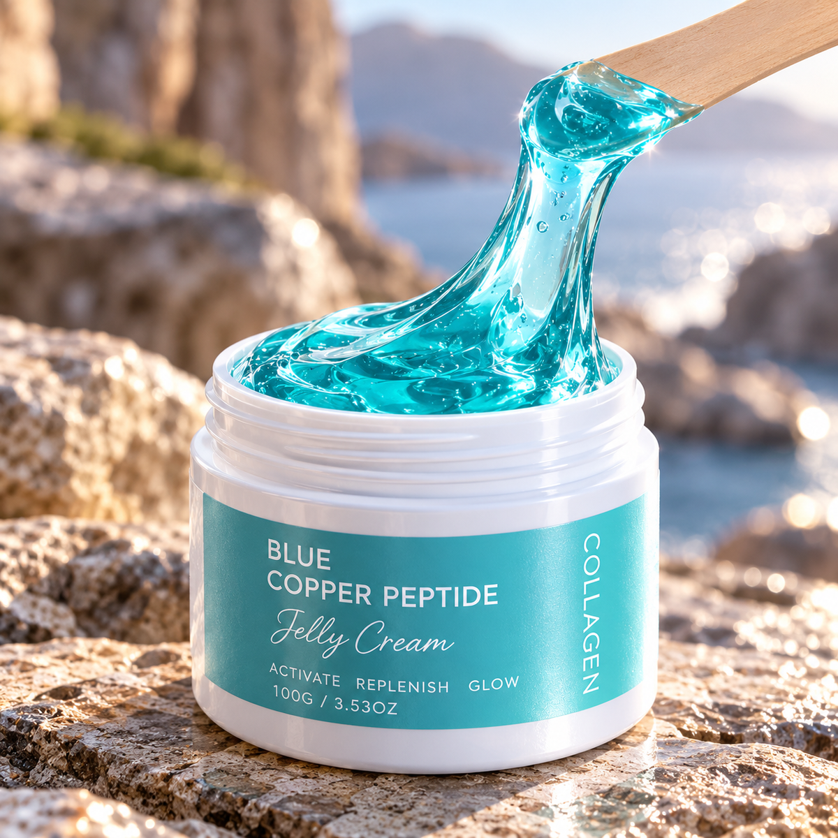 Blue Copper Peptide Collagen Jelly Cream