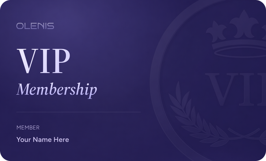 VIP membership card