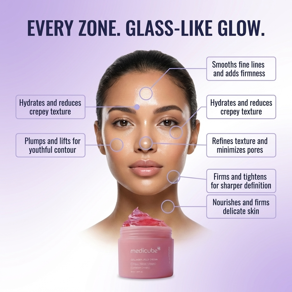GlowLift Collagen & Niacinamide Jelly Cream