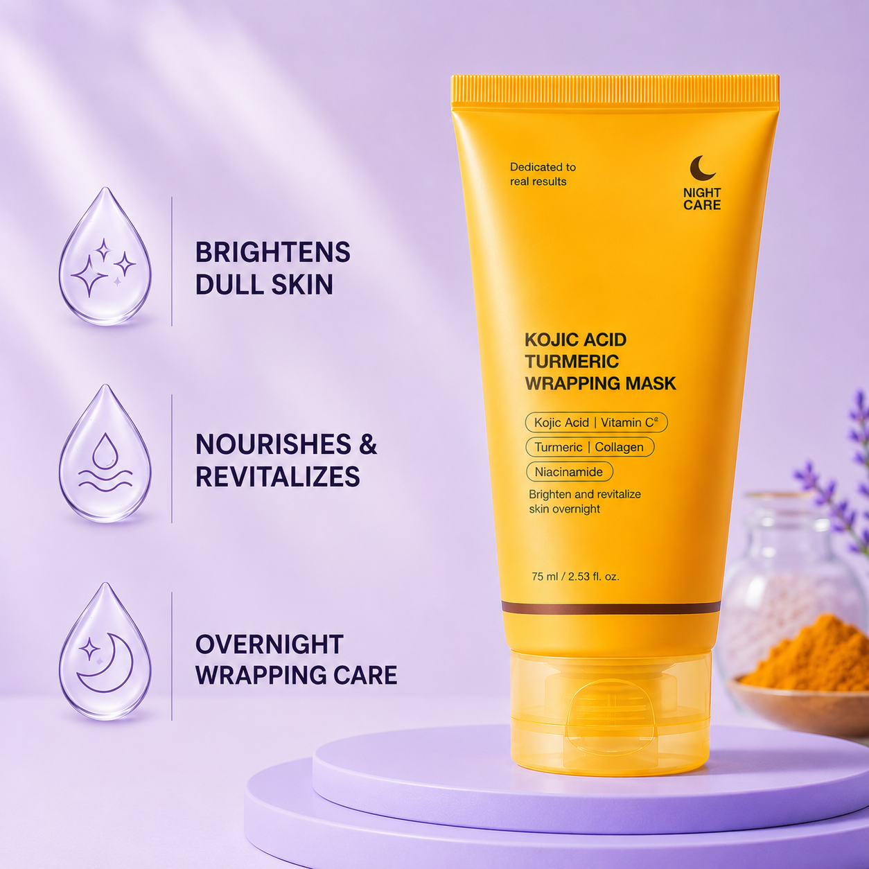 Kojic Acid Turmeric Wrapping Mask