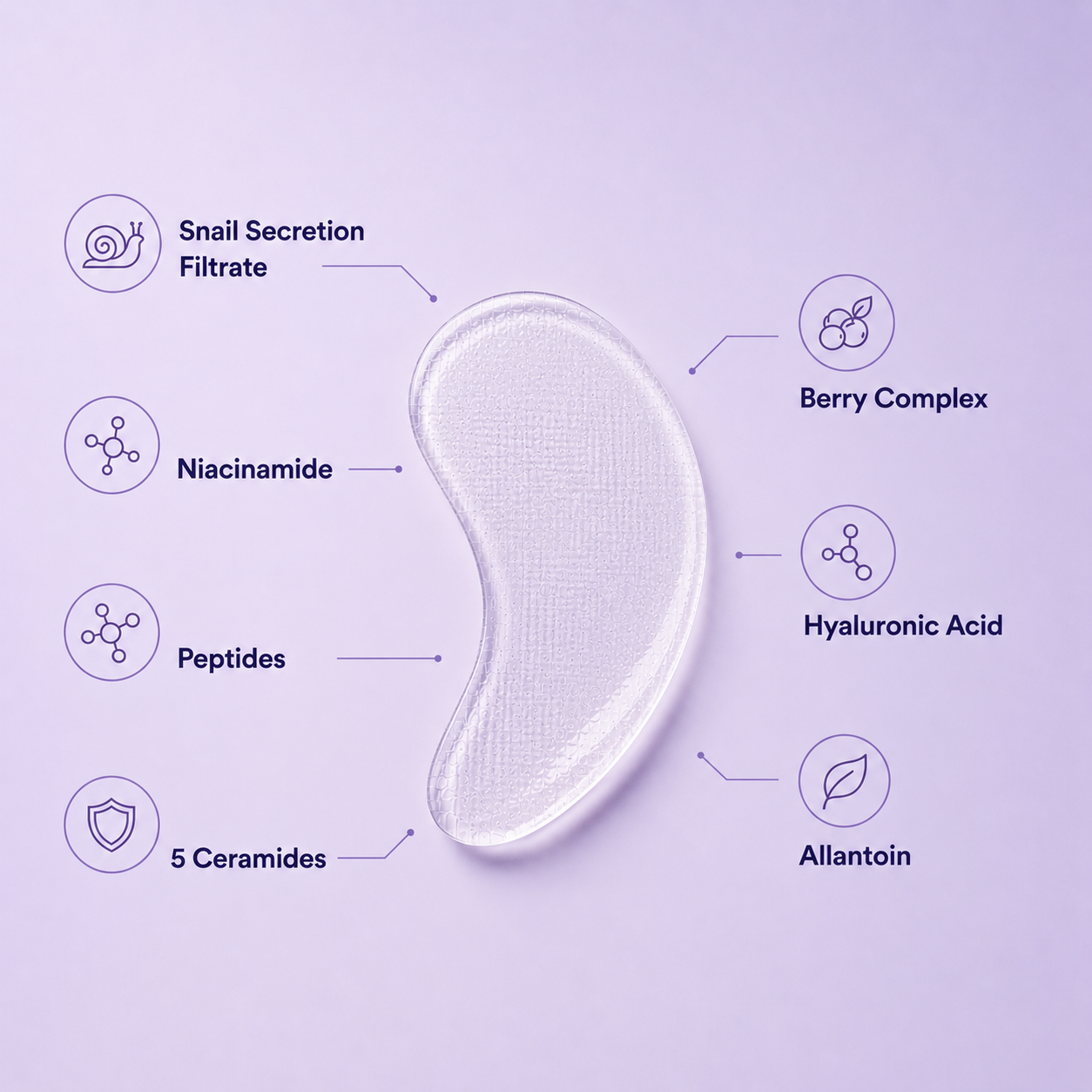 Advanced Snail Hydrogel Eye Patches