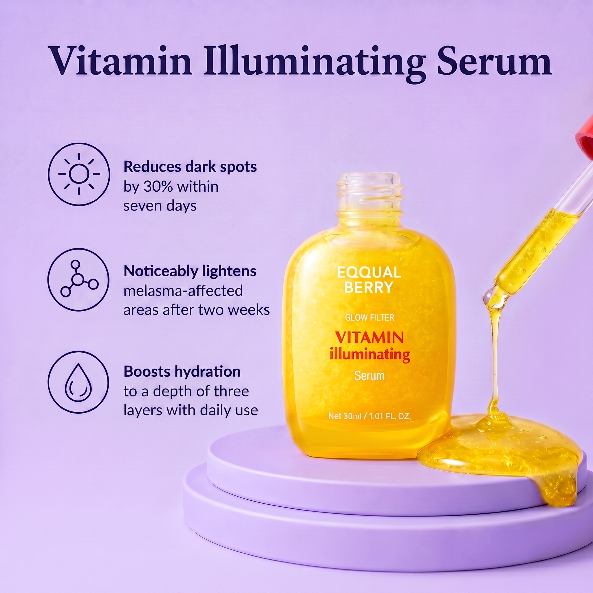 Vitamin Radiance Serum (Vitamin C & E + Niacinamide + Hyaluronic Acid)