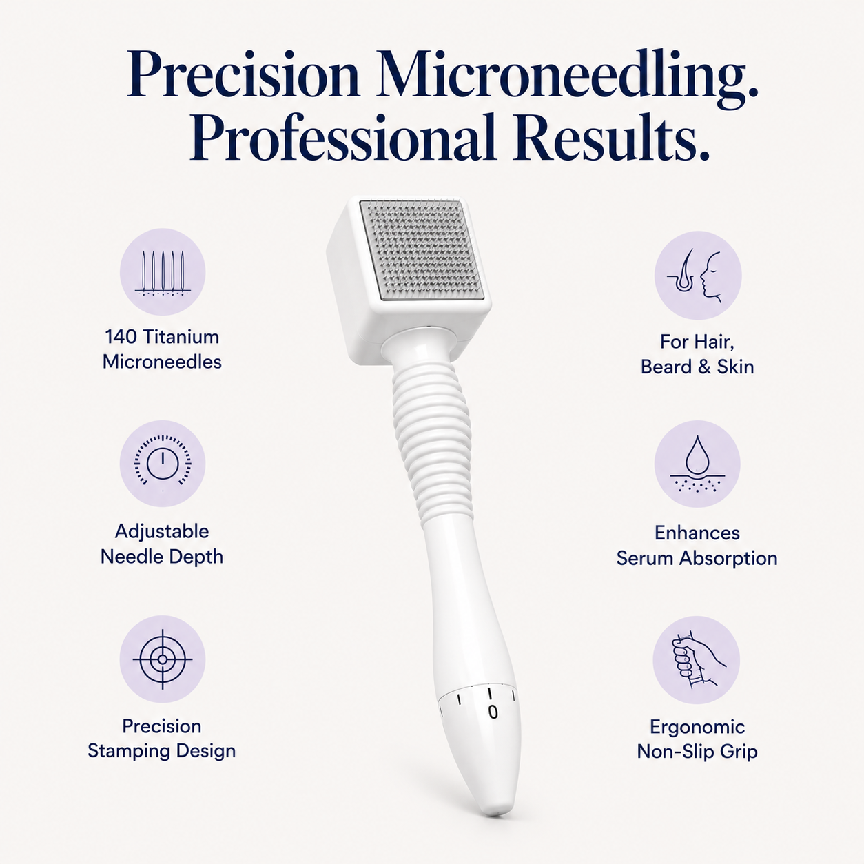 Microneedle Derma Stamp Renew Hair & Skin