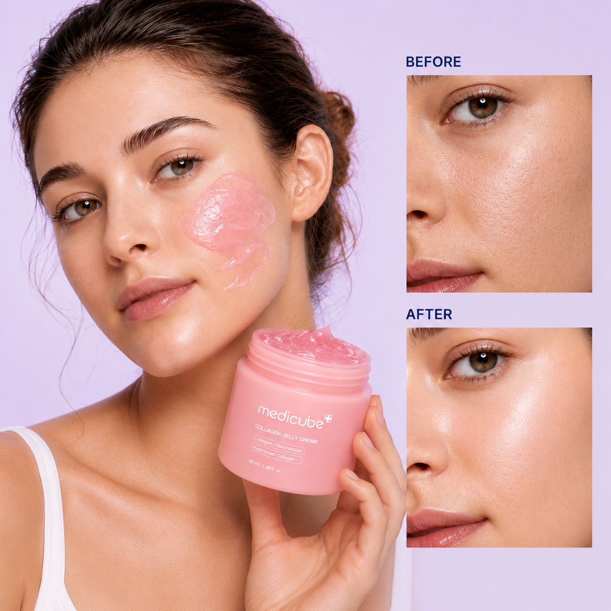 GlowLift Collagen & Niacinamide Jelly Cream