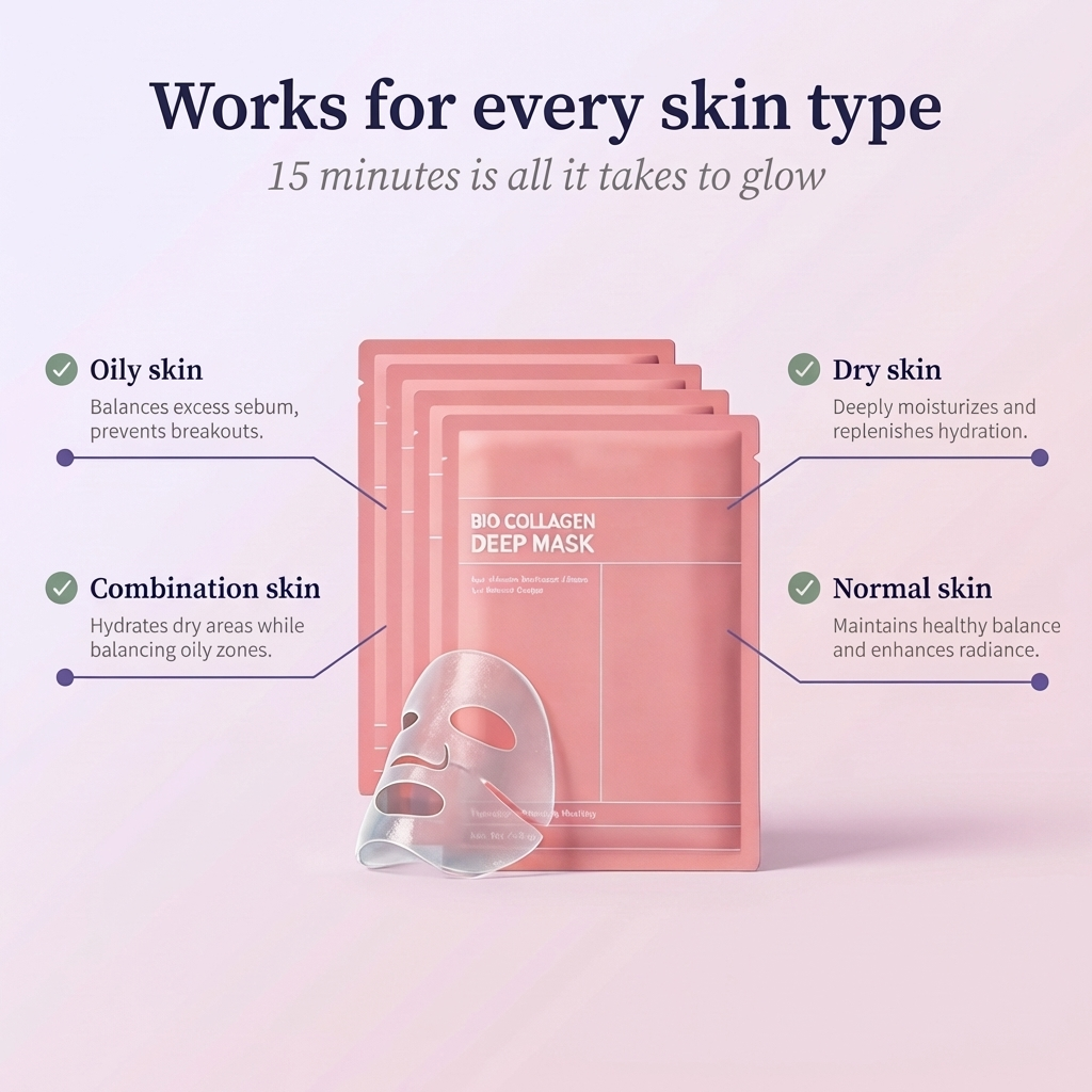 Deep Collagen Facial Masks